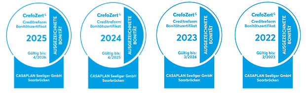 Casaplan Seeliger - Zertifikate