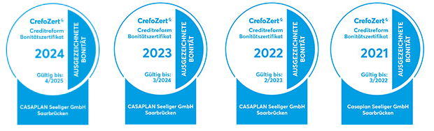 Casaplan Seeliger - Zertifikate